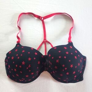 Victoria's Secret Front Closure Lined Demi Bra